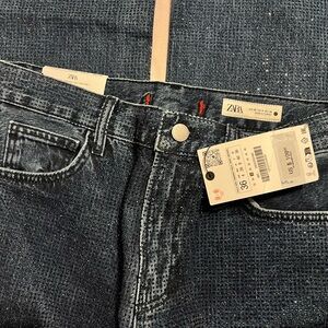 Amazing Zara rhinestone covered jeans